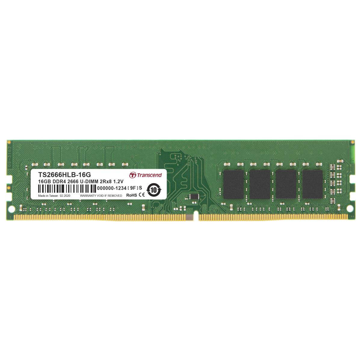 EU Product - MEM DDR4-RAM 2666 16GB Transcend - 16 GB - DDR4 thumbnail