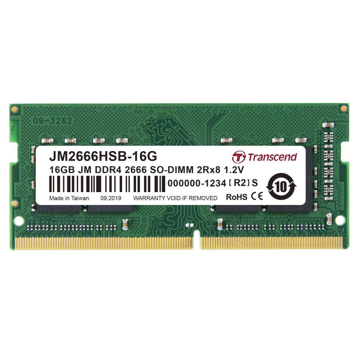 EU Product - JetRAM - DDR4 - Modul - 16 GB - SO - 16 GB - DDR4 thumbnail
