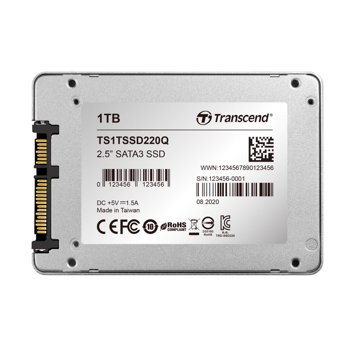 EU Product - SSD220Q - SSD - 1 TB - intern - 2.5