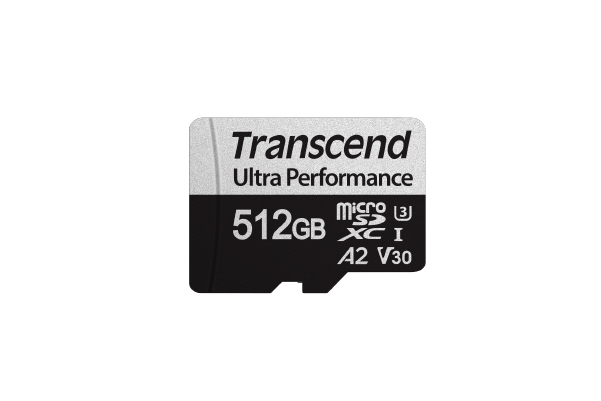 EU Product - SD microSD Card 512GB Transcend SDXC USD340S w/Adapter thumbnail