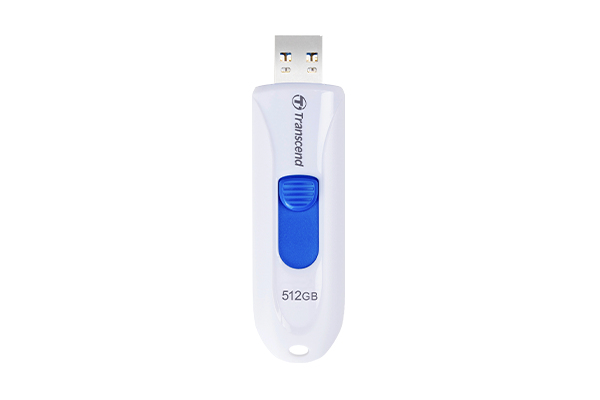 EU Product - USB-Stick 512GB Transcend JetFlash 790 USB3.1 wei� thumbnail
