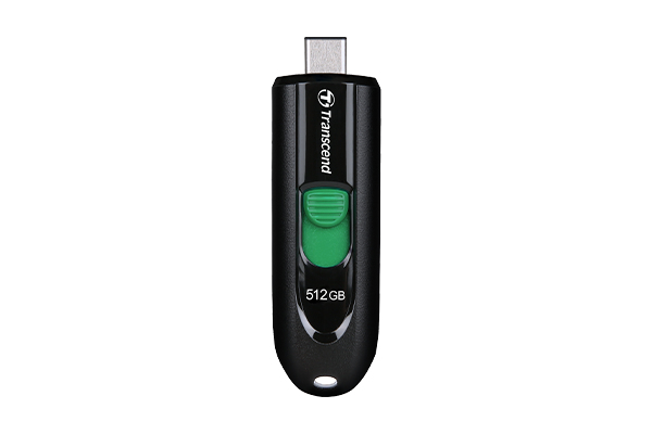 EU Product - USB-Stick 512GB Transcend JetFlash 790C USB3.2 schwarz thumbnail