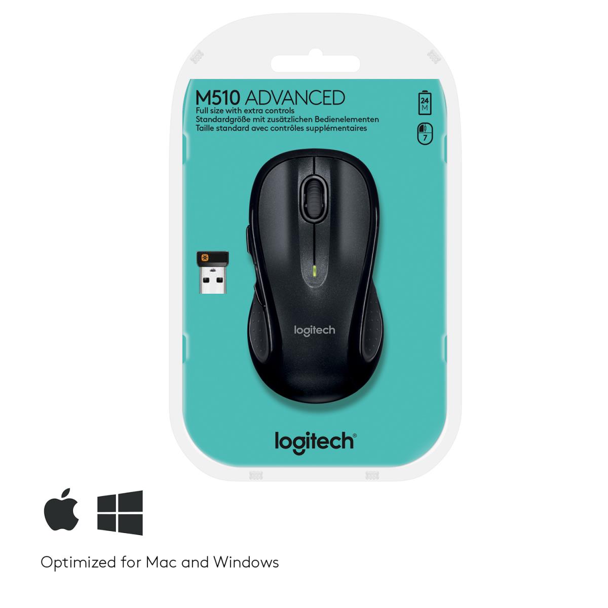 EU Product - Wireless Mouse M510, lck thumbnail