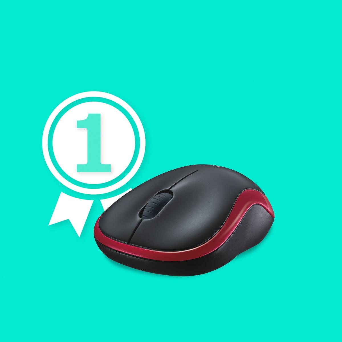 EU Product - Wireless Mouse M185 red thumbnail