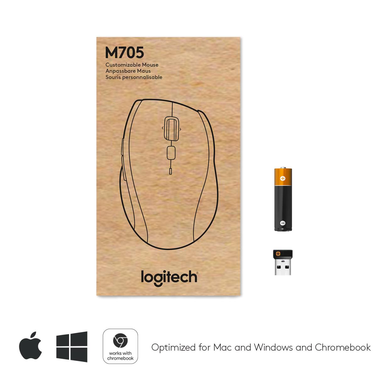 EU Product - Wireless Mouse M705 - Mouse - Laser thumbnail