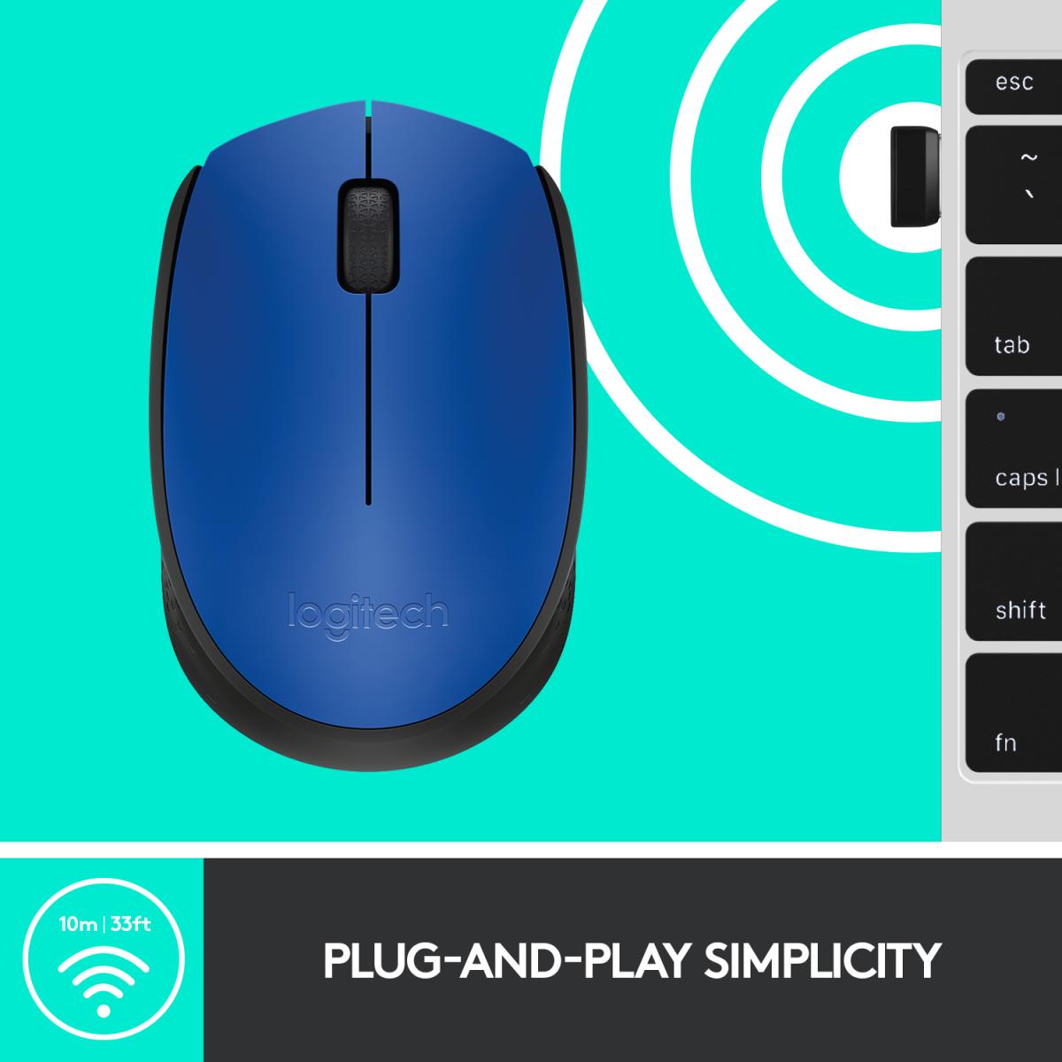 EU Product - Wireless Mouse M171 blue retail thumbnail