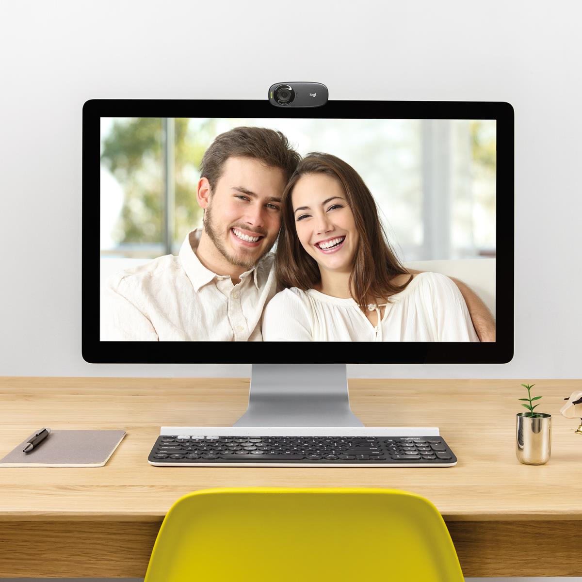 EU Product - HD Webcam C310 Audio USB2.0 schwarz thumbnail