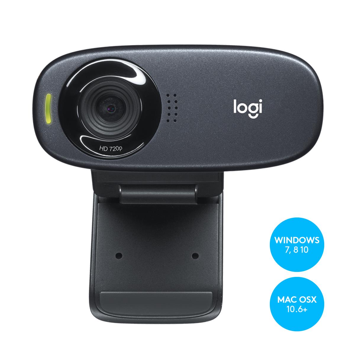 EU Product - HD Webcam C310 Audio USB2.0 schwarz thumbnail