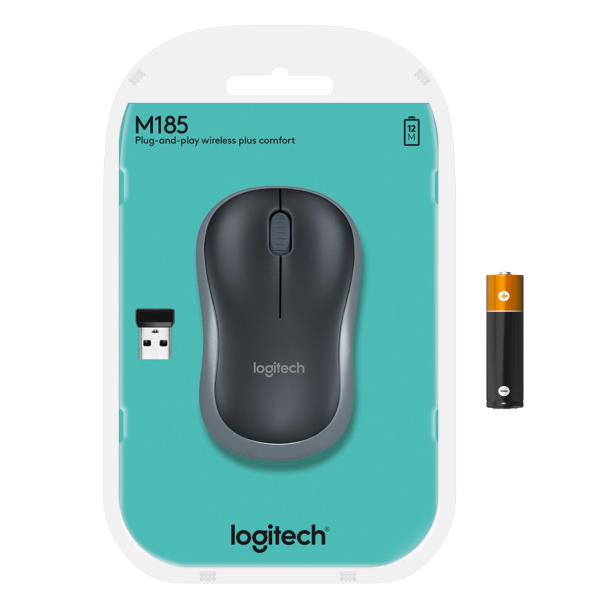Wireless Mouse M185 3 Button Wireless Op thumbnail