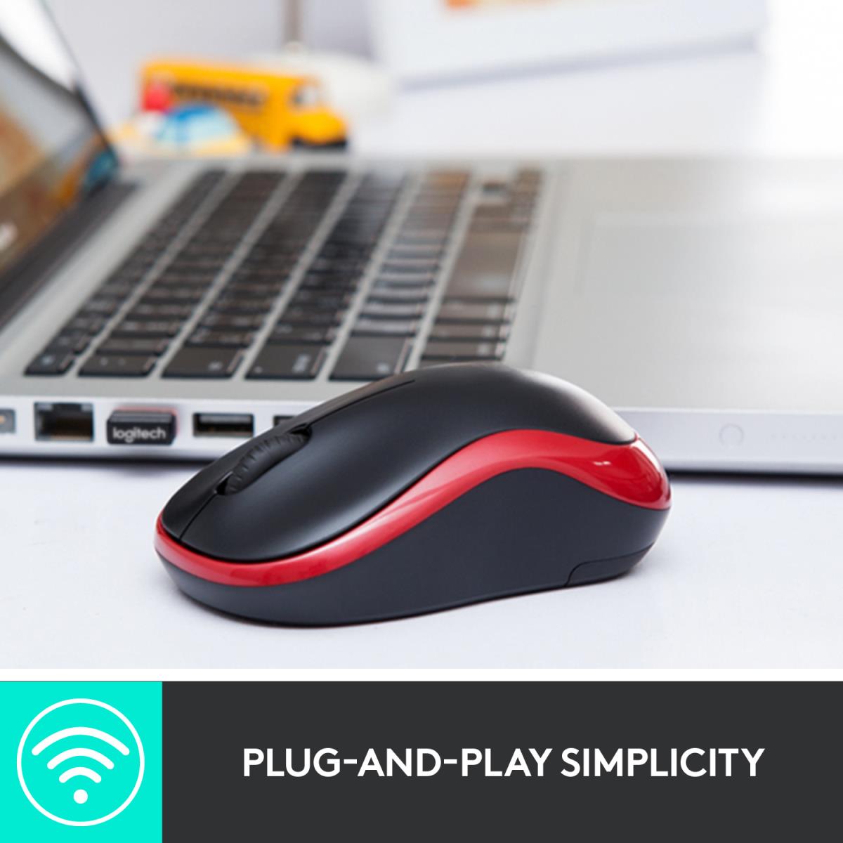 Wireless Mouse M185 3 Button Wireless Op thumbnail