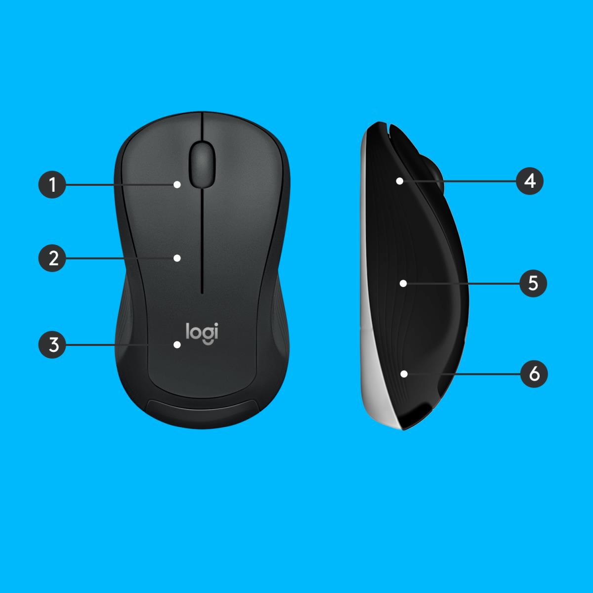 EU Product - Mk540 Advanced - Tastatur-und-Maus-Set Us - Keyboard - 1,000 dpi thumbnail