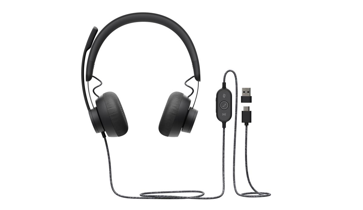 Zone Wired - Headset - on-ear - wired - USB-C - graphite thumbnail
