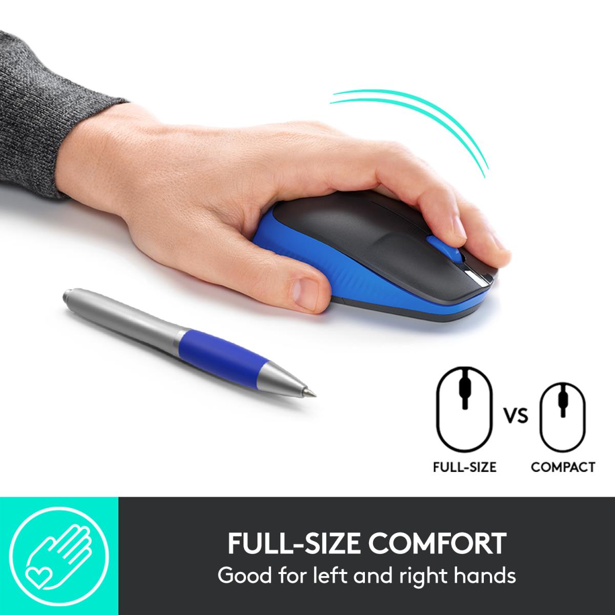 EU Product - M190 optisch wireless Blue thumbnail