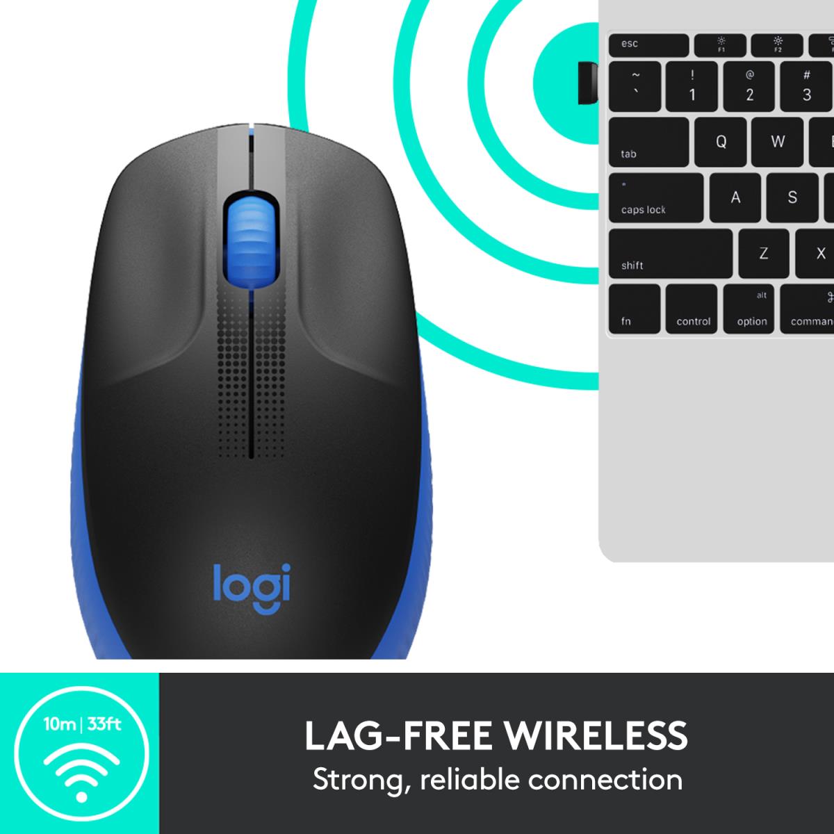EU Product - M190 optisch wireless Blue thumbnail