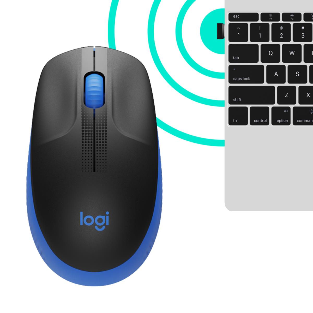 EU Product - M190 optisch wireless Blue thumbnail