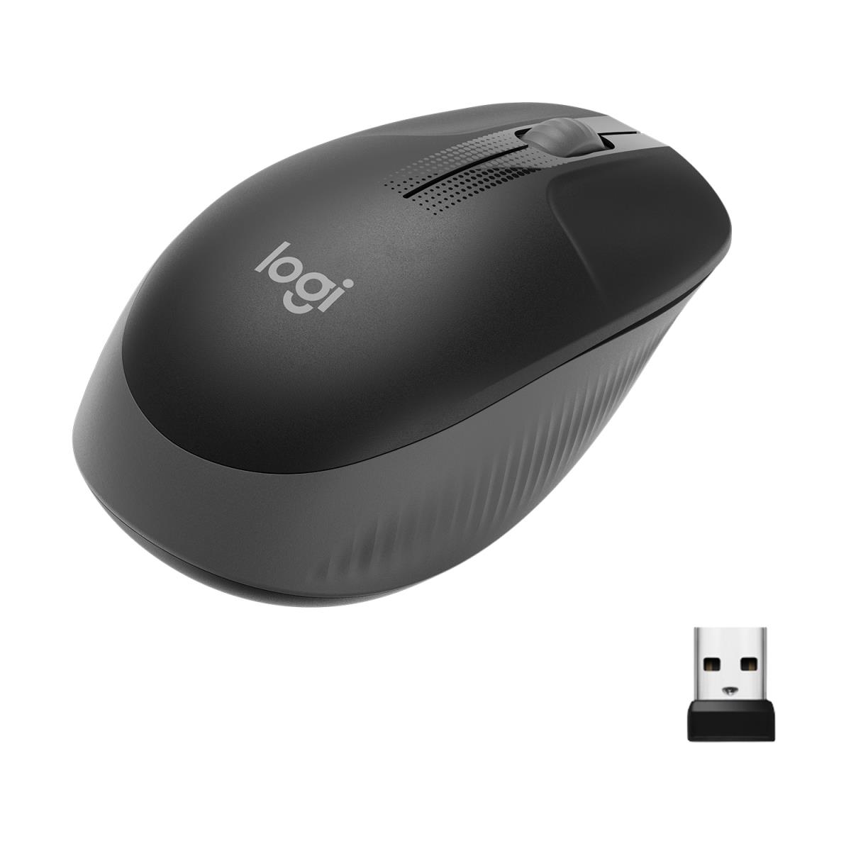 EU Product - M190 schwarz/anthrazit - Mouse - 1,000 dpi thumbnail