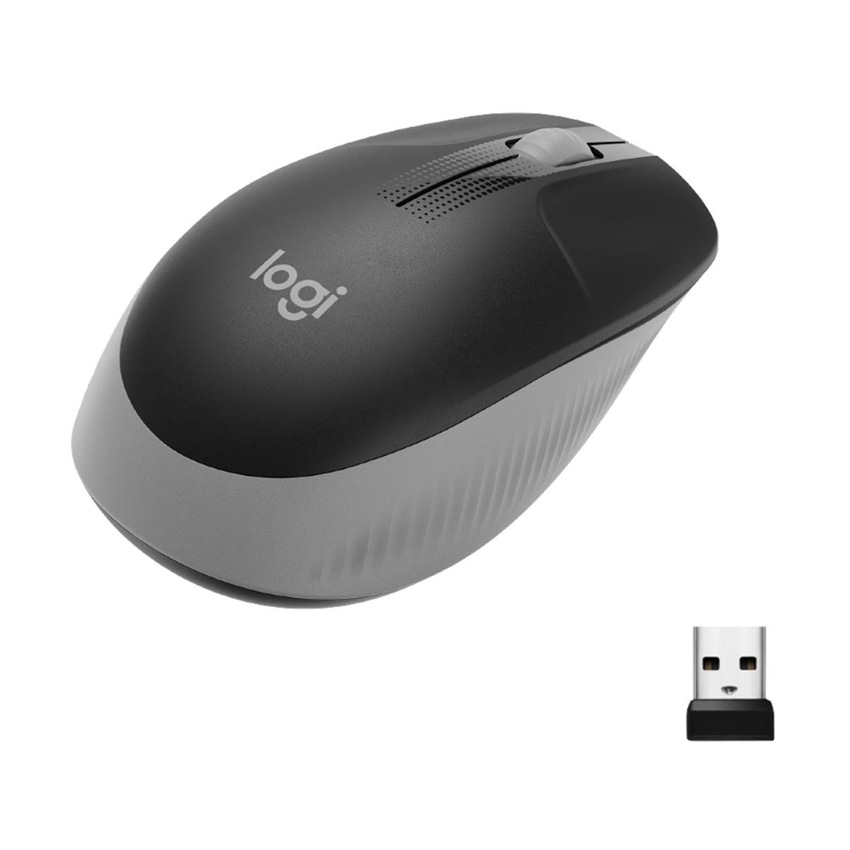 EU Product - Mouse M190 Wireless FULL-SIZE grey f�r mittelgro�e bis gro�e H�nde thumbnail