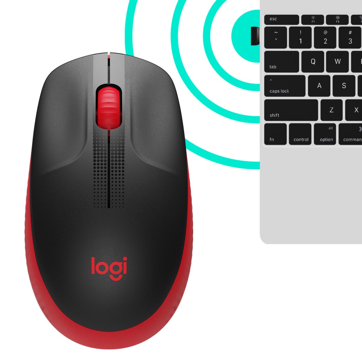 EU Product - M190 Full-size wireless mouse - Mouse - 1,000 dpi thumbnail
