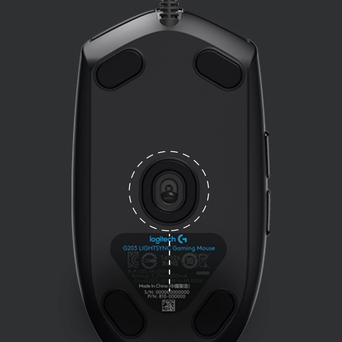 EU Product - Gaming Mouse - G203 Lightsync - Mouse - 8,000 dpi thumbnail