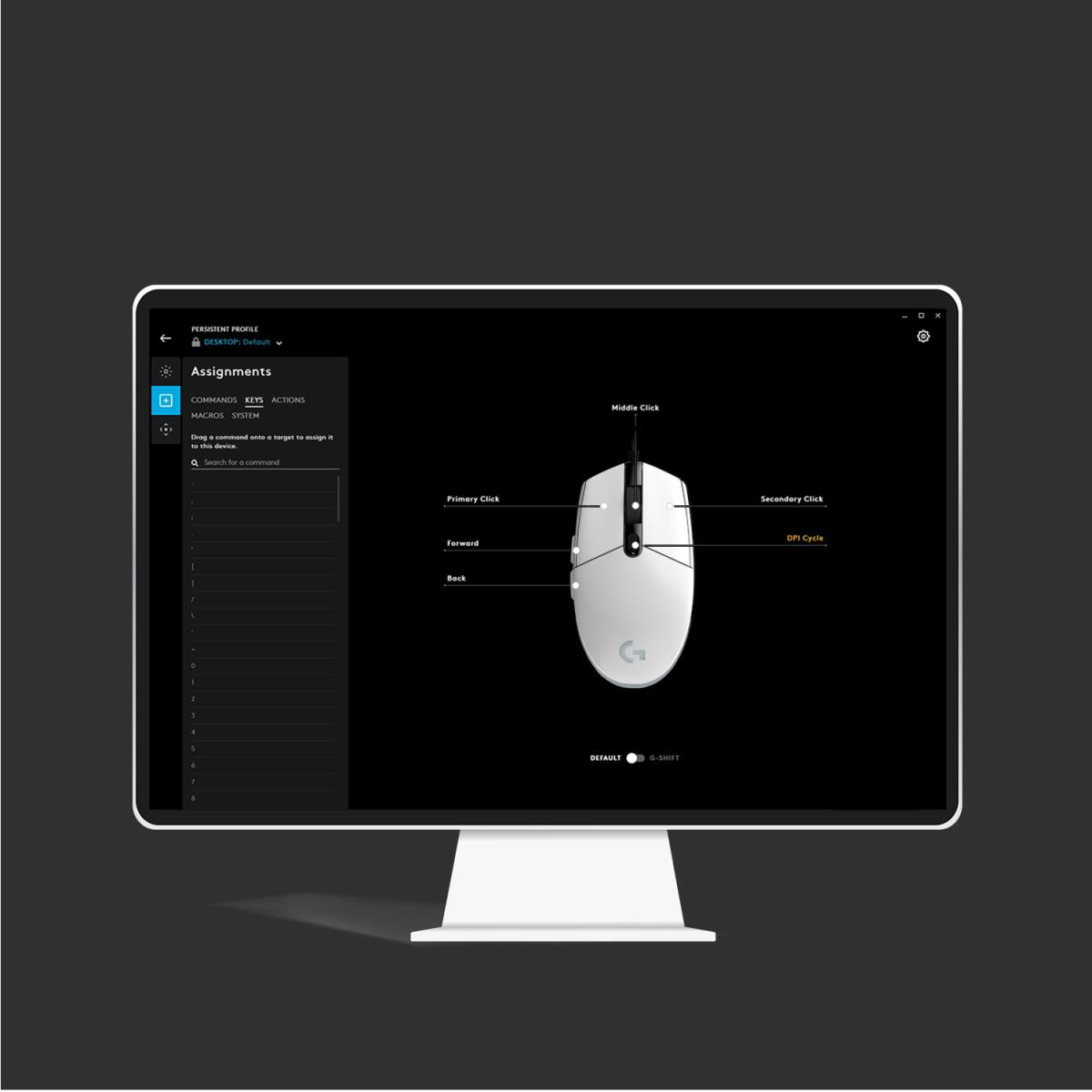 EU Product - Gaming Mouse - G203 Lightsync - Mouse - 8,000 dpi thumbnail