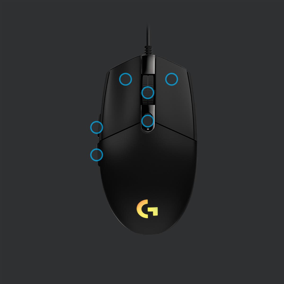 EU Product - Gaming Mouse - G203 Lightsync - Mouse - 8,000 dpi thumbnail