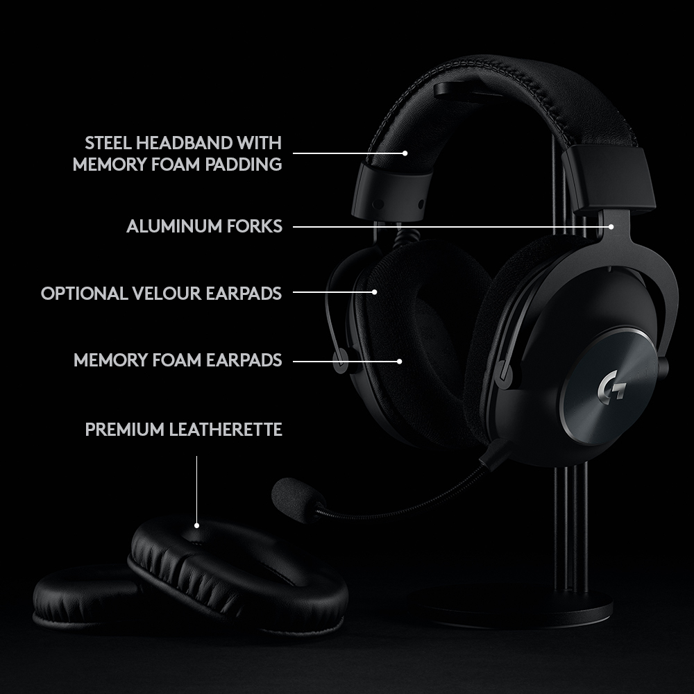 EU Product - Headset G PRO X Wireless LIGHTSPEED Gaming WL black 7.1 BT thumbnail