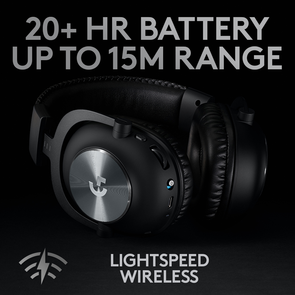 EU Product - Headset G PRO X Wireless LIGHTSPEED Gaming WL black 7.1 BT thumbnail