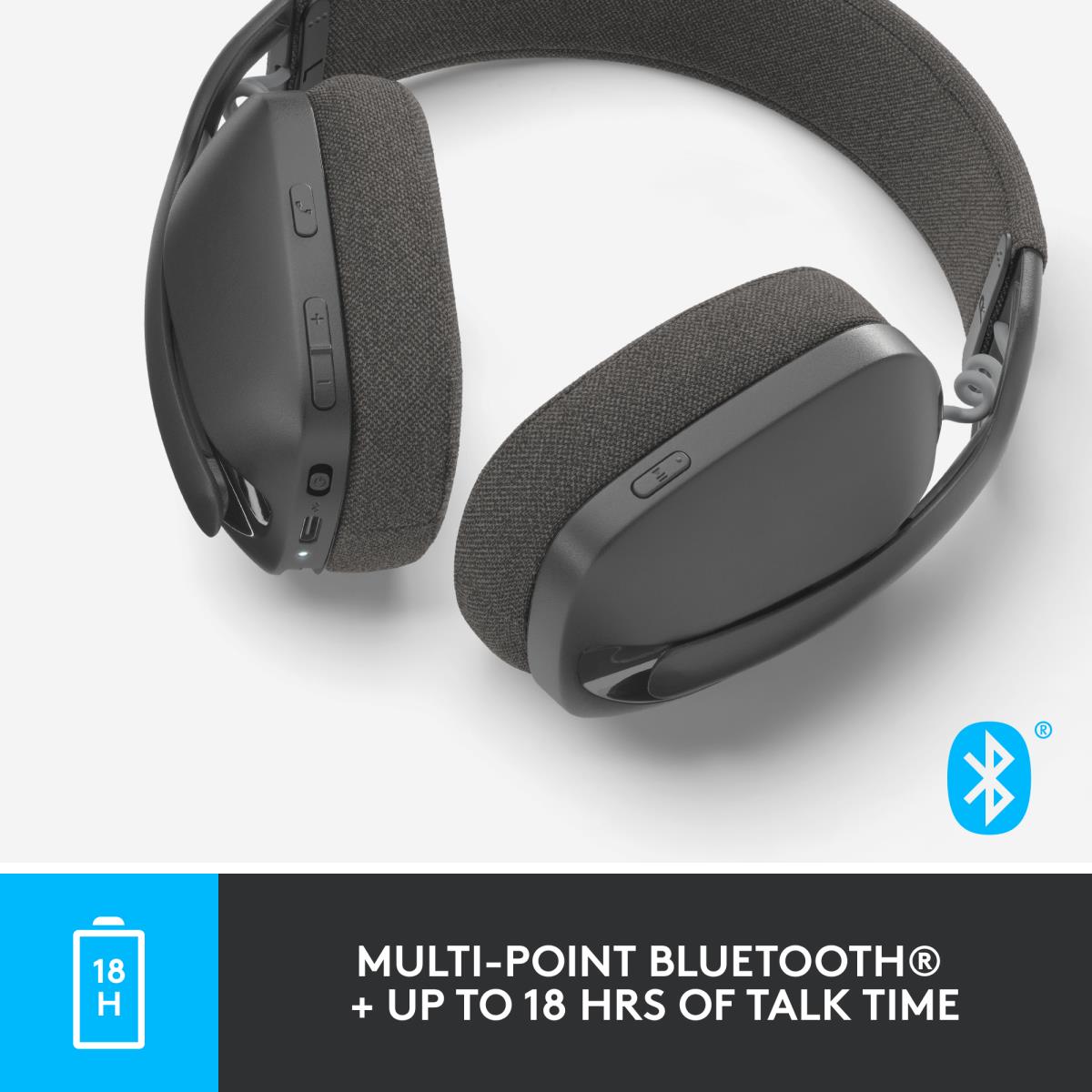 EU Product - Headset Zone Vibe 100 Wireless graphite USB-C BT Leicht,  kabellos, ohrumschlie�end thumbnail