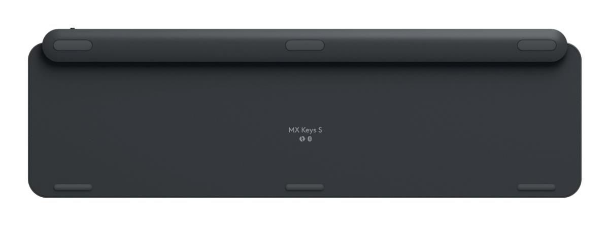 MX Keys S - Keyboard - backlit - wireless - Bluetooth LE - QWERTY - Spanish - key switch: Scissor-Key - graphite thumbnail