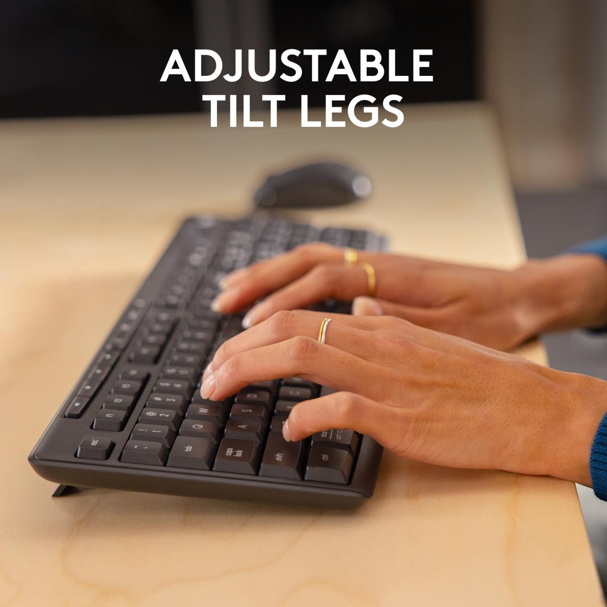 EU Product - Mk370 Combo for Business - Keyboard - 1,000 dpi thumbnail