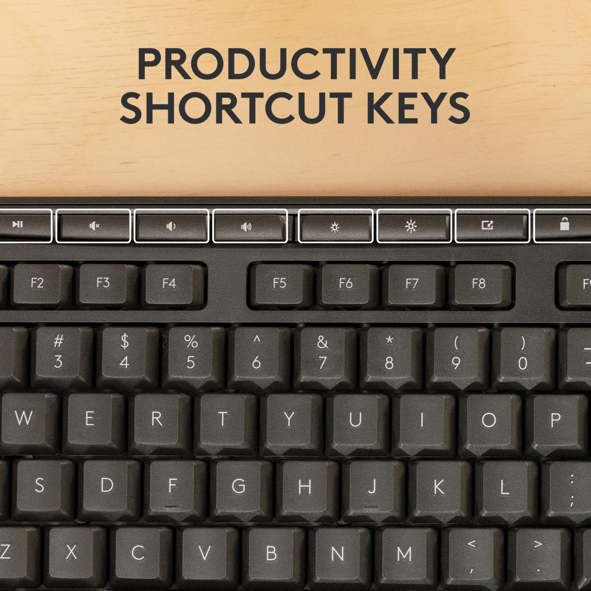 EU Product - Mk370 Combo for Business - Keyboard - 1,000 dpi thumbnail