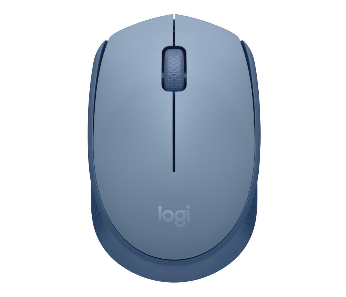 EU Product - M171 Mouse right and left-handed optical 3 buttons wireless 2.4 GHz USB wireless receiver blue/grey thumbnail