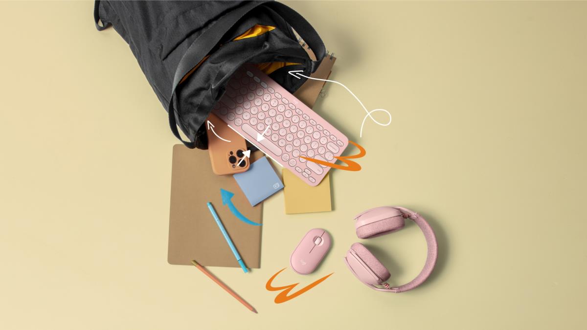 PEBBLE MOUSE 2 M350S ROSE DONGLELESS thumbnail