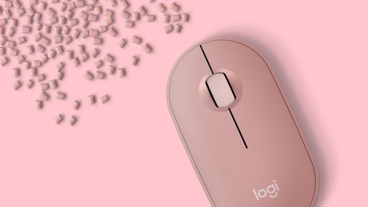 PEBBLE MOUSE 2 M350S ROSE DONGLELESS thumbnail