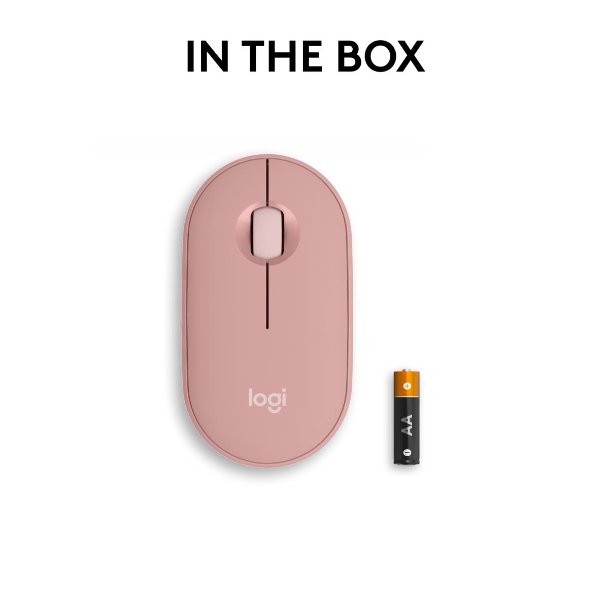 PEBBLE MOUSE 2 M350S ROSE DONGLELESS thumbnail