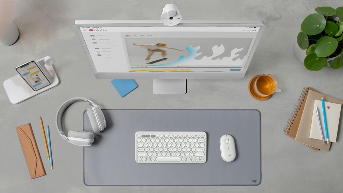 Mouse Pebble M350s Wireless Tonal White thumbnail