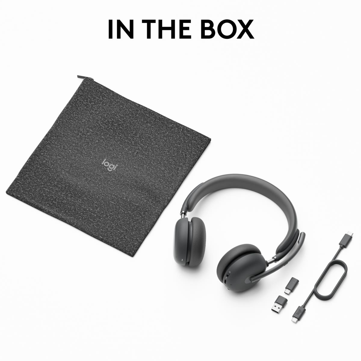 EU Product - Headset Zone Wireless 2 (MS Teams) ANC 2.0 USB BT graphite USB-C-Empf�nger, USB-A-Adapter, Bluetooth 5.2 thumbnail