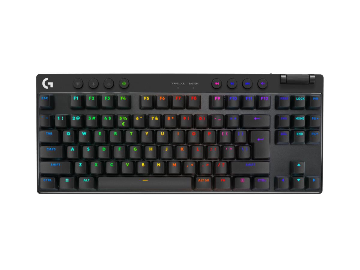 EU Product - G PRO X TKL, Kabellos, RF Wireless+ Bluetooth, Mechanischer Switch, QWERTY, RGB-LED, Schwarz thumbnail