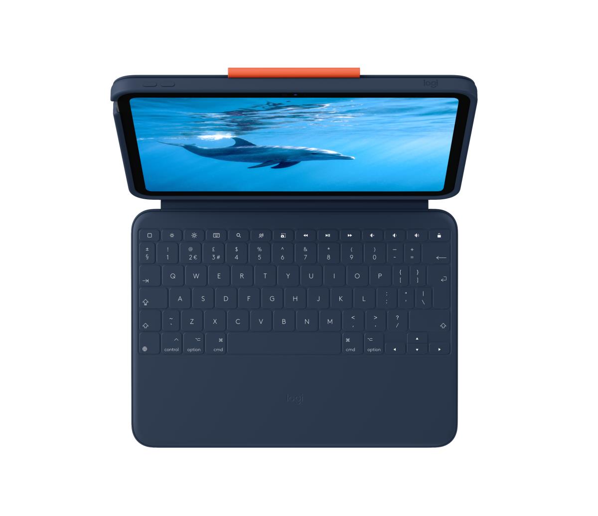 Rugged Combo 4 - Keyboard and folio case - Apple Smart connector - classic blue - for Apple 10.9-inch iPad (10th generation) thumbnail