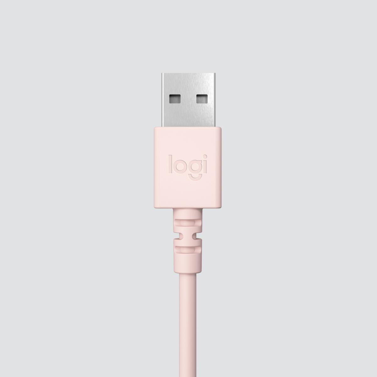 H390 - Headset - on-ear - wired - USB-A - rose thumbnail