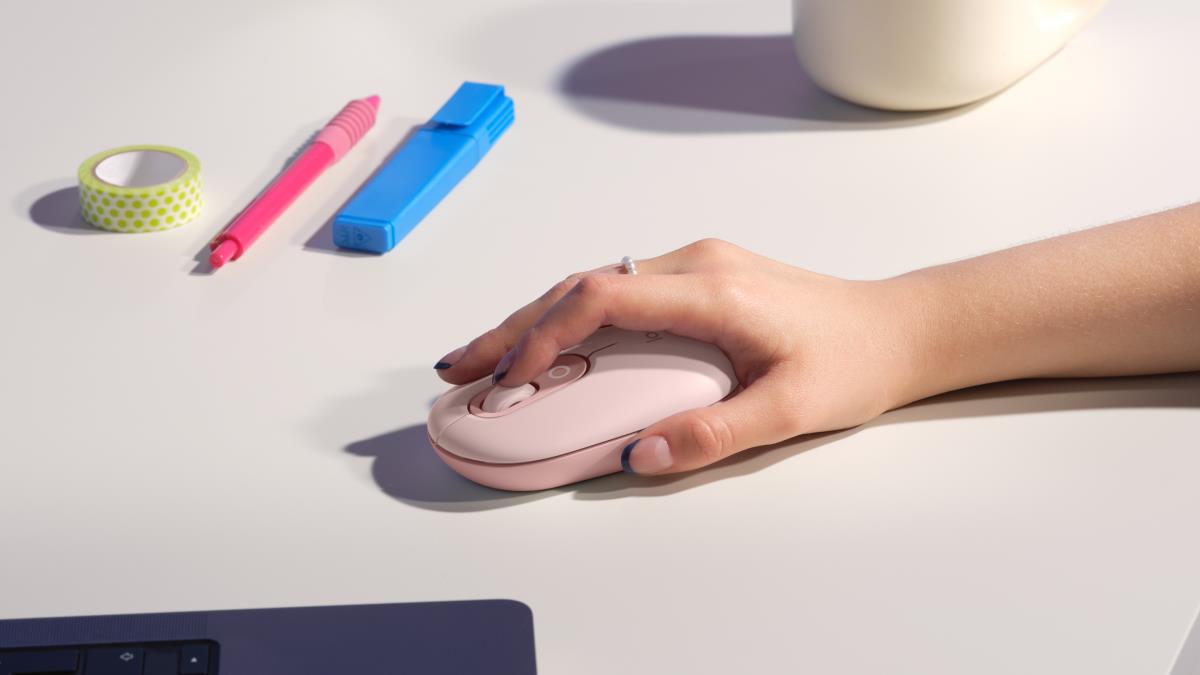 POP MOUSE WITH EMOJI - ROSE thumbnail