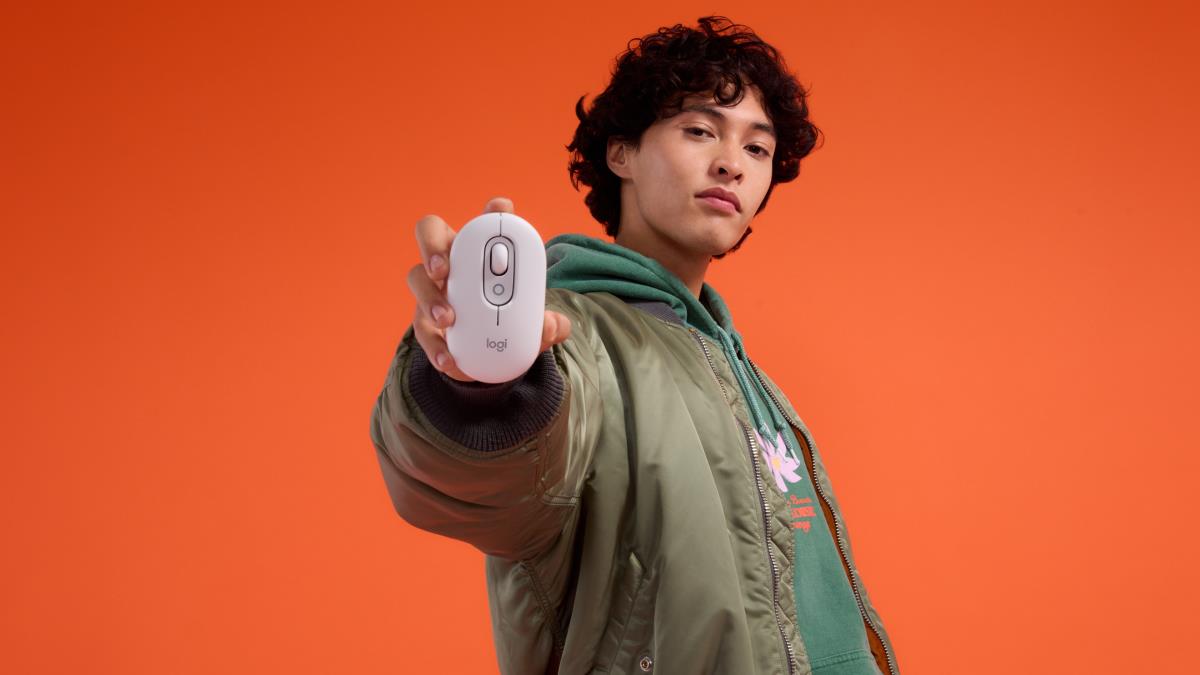 POP MOUSE WITH EMOJI - OFF WHITE thumbnail