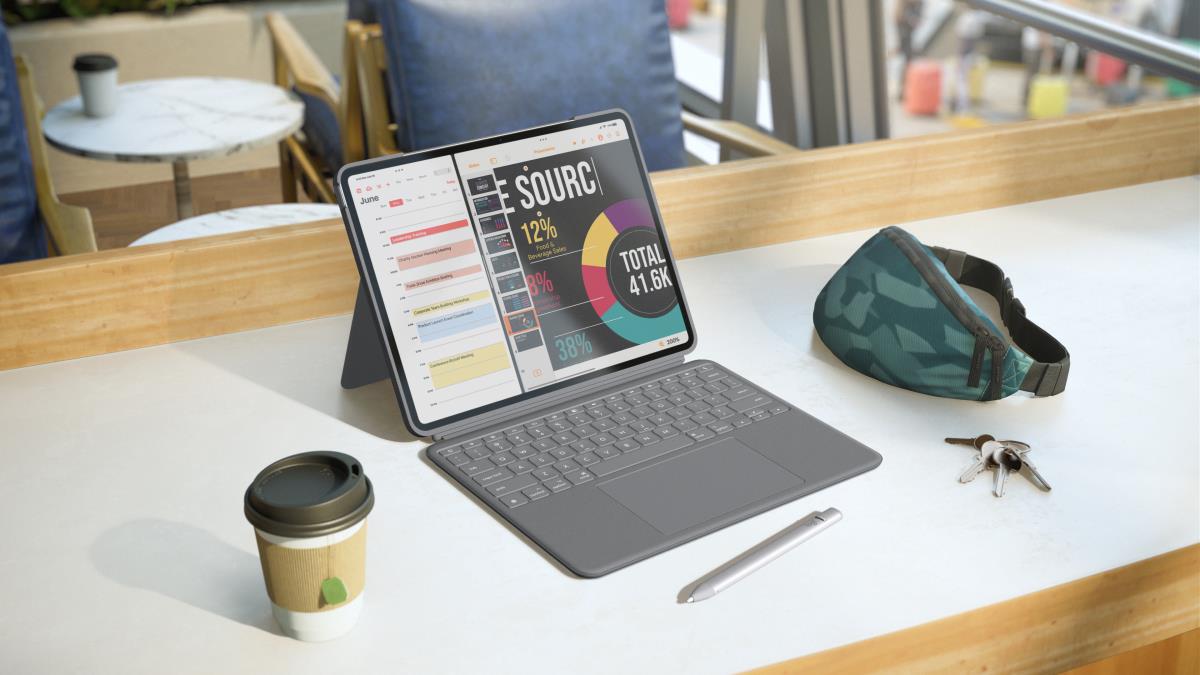 EU Product - Combo Touch for iPad Air - Keyboard - QWERTZ thumbnail