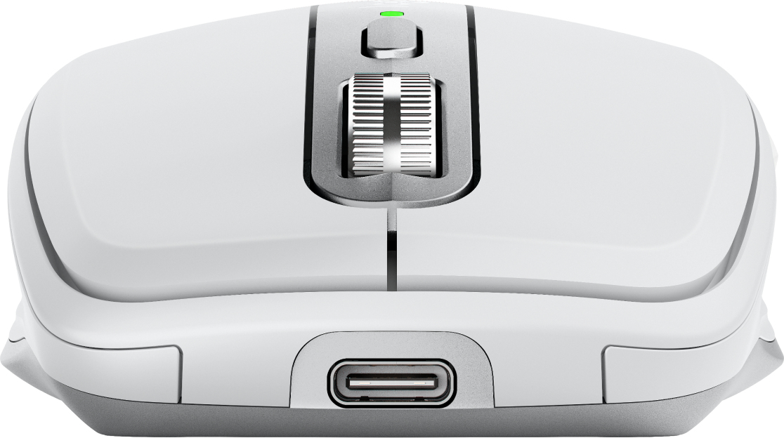 Master Series MX Anywhere 3S for Mac - Mouse - 6 buttons - wireless - Bluetooth - pale grey thumbnail