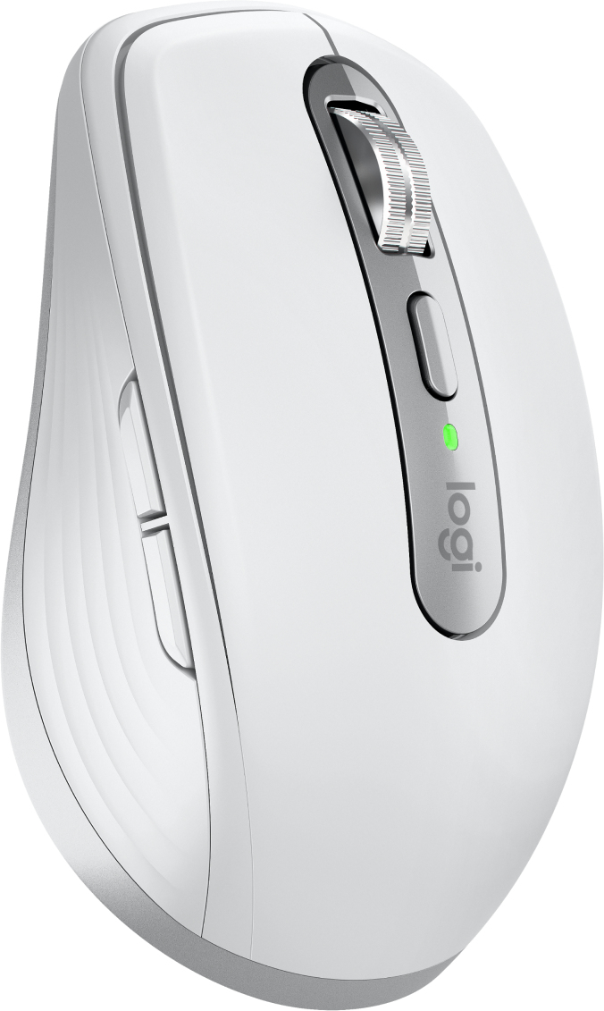 Master Series MX Anywhere 3S for Mac - Mouse - 6 buttons - wireless - Bluetooth - pale grey thumbnail