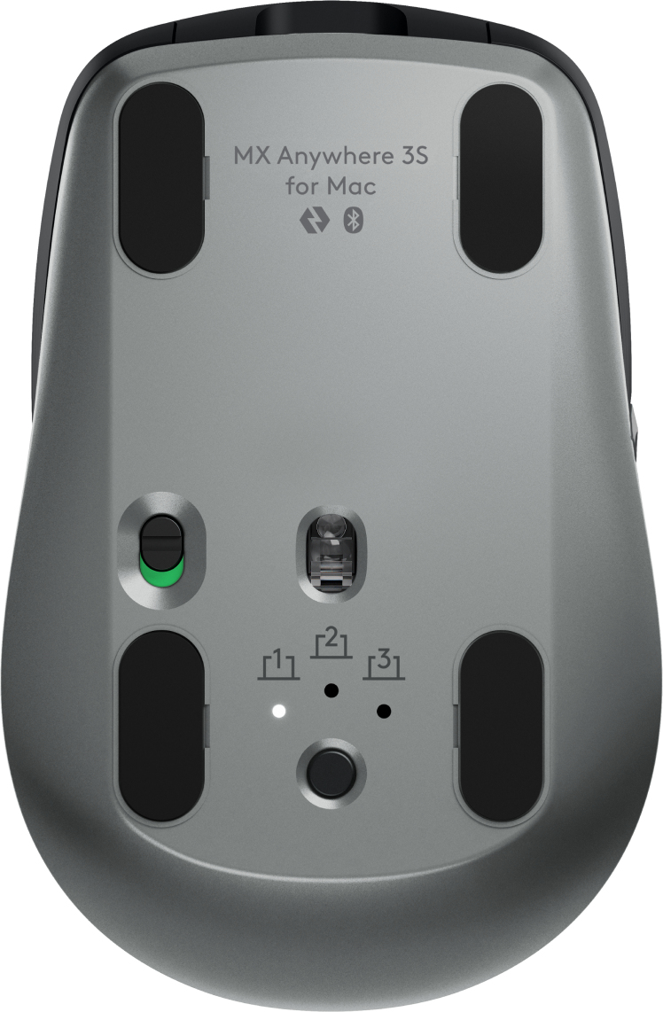 MX Anywhere 3S for Mac mouse Office Right-hand RF Wireless + Bluetooth Laser 8000 DPI thumbnail