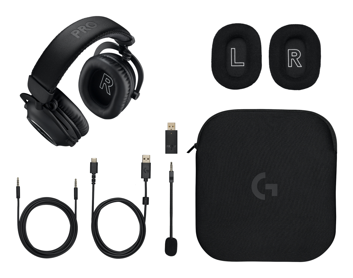 EU Product - Headset G Pro X 2 LIGHTSPEED Gaming WL black BT Aluminium, Stahl, Kunstleder thumbnail
