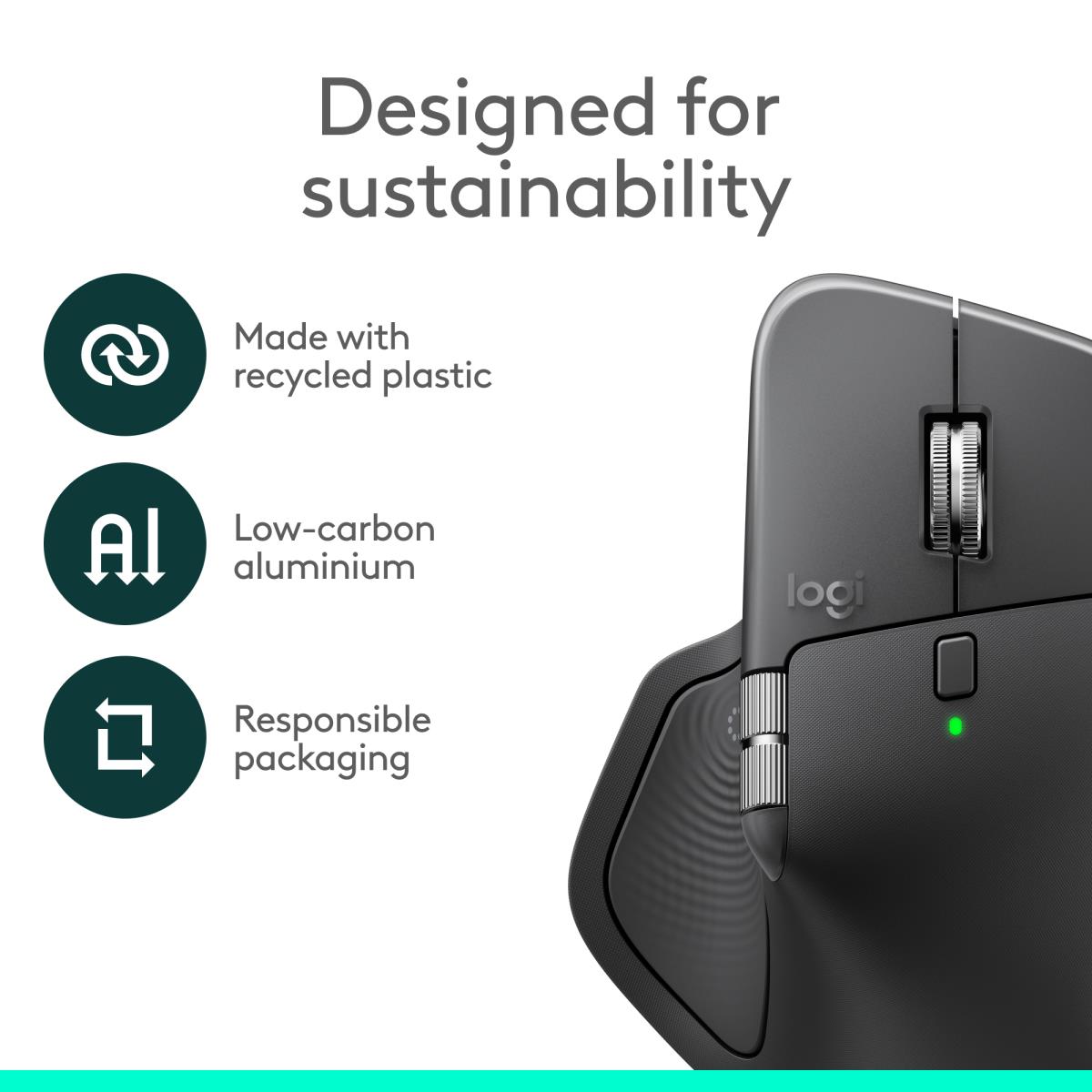 EU Product - Mouse MX Master 4 f. Bus. WL BOLT graphite BT 8-Tasten thumbnail