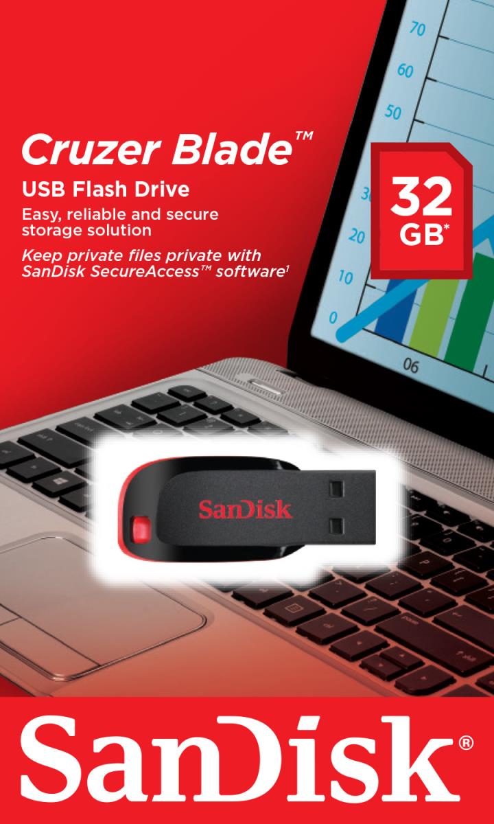 EU Product - Cruzer Blade Blade USB - USB-Stick - 32 GB thumbnail