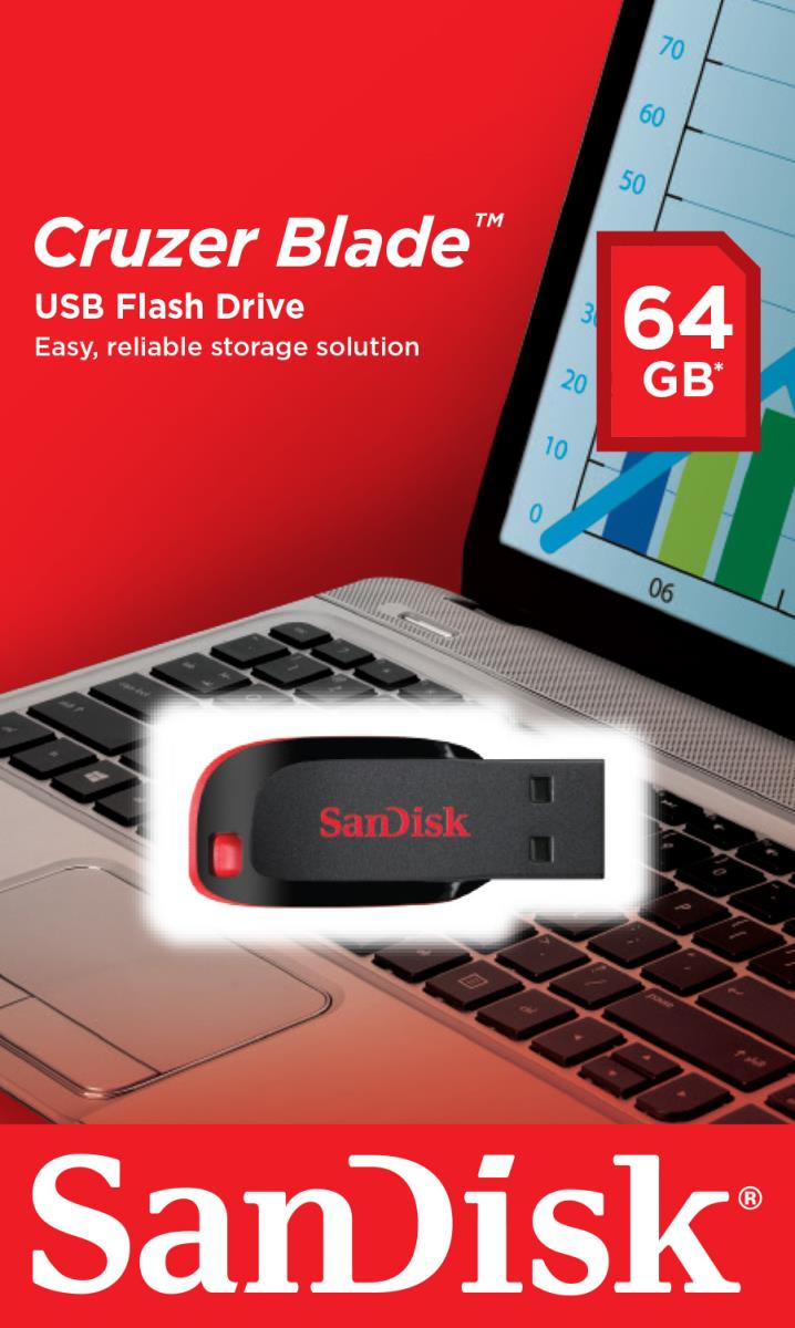 EU Product - Cruzer Blade USB flash drive, 64 GB thumbnail